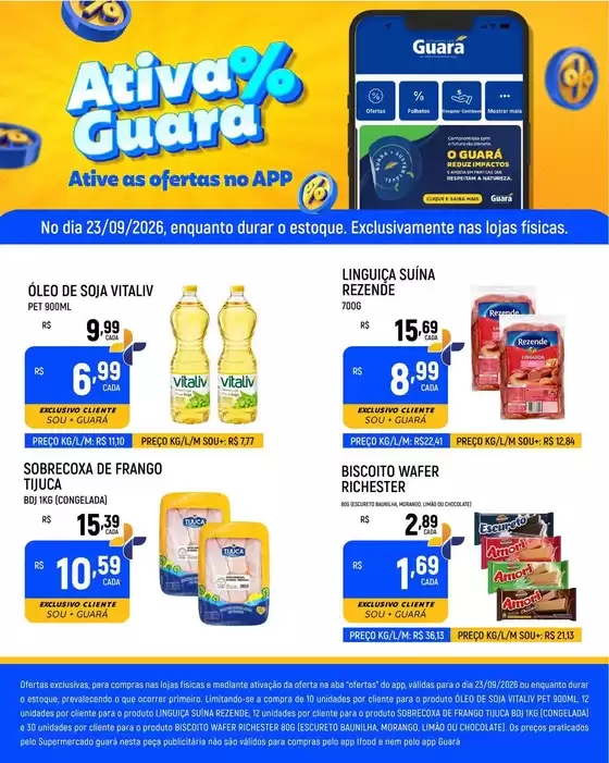 Catálogo Supermercado Guará | Ofertas exclusivas para nossos clientes | 2026-09-23T00:00:00.000Z - 2026-09-23T00:00:00.000Z