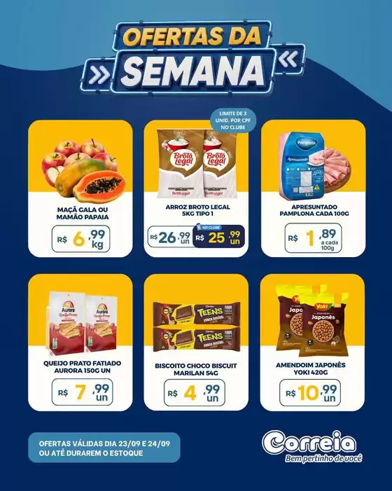 Catálogo Supermercados Correia | Encarte Supermercados Correia | 2026-09-23T00:00:00.000Z - 2026-09-24T00:00:00.000Z