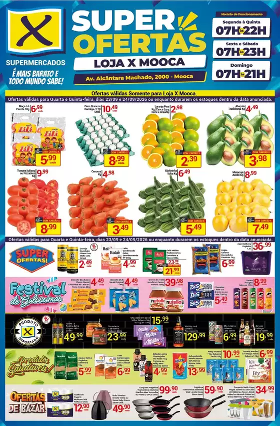 Catálogo X Supermercados | Nossas melhores pechinchas | 2026-09-23T00:00:00.000Z - 2026-09-24T00:00:00.000Z