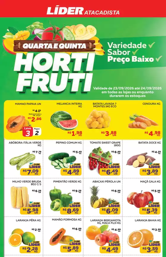 Catálogo Líder Atacadista | Encartequartaequintadohortfruti | 2026-09-23T00:00:00.000Z - 2026-09-24T00:00:00.000Z