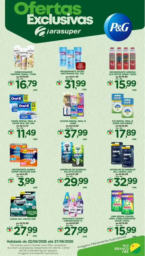 Catálogo Araújo Supermercados | EXCLUSIVA PROCTER | 2026-09-22T00:00:00.000Z - 2026-09-27T00:00:00.000Z