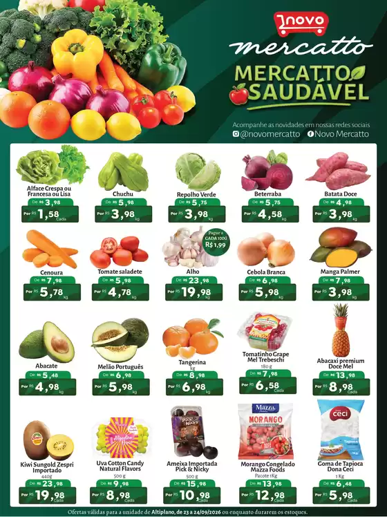 Catálogo Novo Atacarejo | Mercatto Saudável | 2026-09-23T00:00:00.000Z - 2026-09-24T00:00:00.000Z