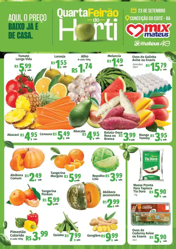 Catálogo Supermercados Mateus | Quarta do Horti | 2026-09-23T00:00:00.000Z - 2026-09-23T00:00:00.000Z