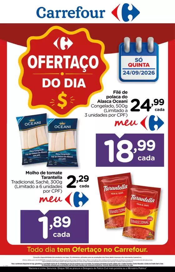 Catálogo Carrefour | OFERTAÇO DO DIA | 2026-09-24T00:00:00.000Z - 2026-09-24T00:00:00.000Z