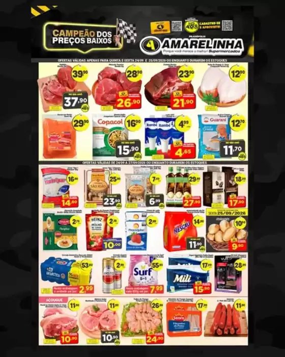 Catálogo Amarelinha Supermercados | Ofertas | 2026-09-24T00:00:00.000Z - 2026-09-25T00:00:00.000Z