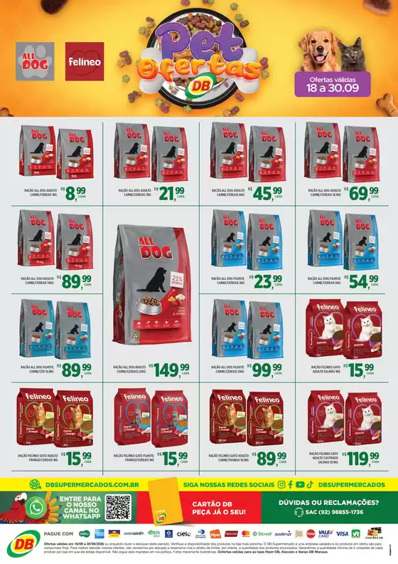 Catálogo DB Supermercados | Pet Ofertas | 2026-09-24T00:00:00.000Z - 2026-09-30T00:00:00.000Z