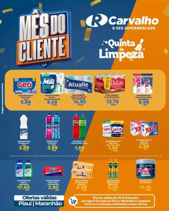 Catálogo R Carvalho Supermercado | Quinta da Limpeza  | 2026-09-24T00:00:00.000Z - 2026-09-24T00:00:00.000Z