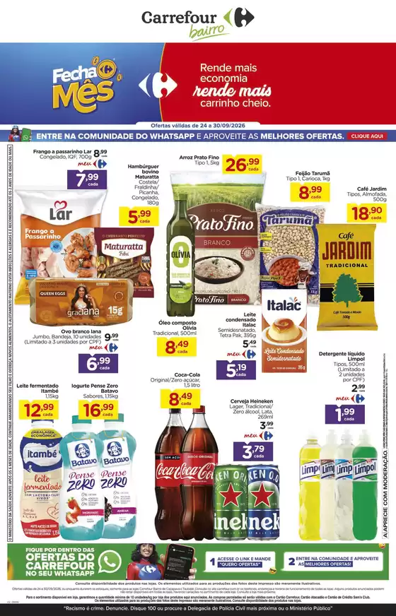 Catálogo Carrefour Bairro | LÂMINA SEMANAL | 2026-09-24T00:00:00.000Z - 2026-09-30T00:00:00.000Z