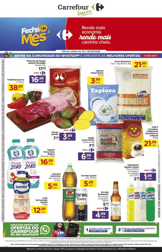 Catálogo Carrefour Bairro | Ofertas e promoções atuais | 2026-09-24T00:00:00.000Z - 2026-09-30T00:00:00.000Z