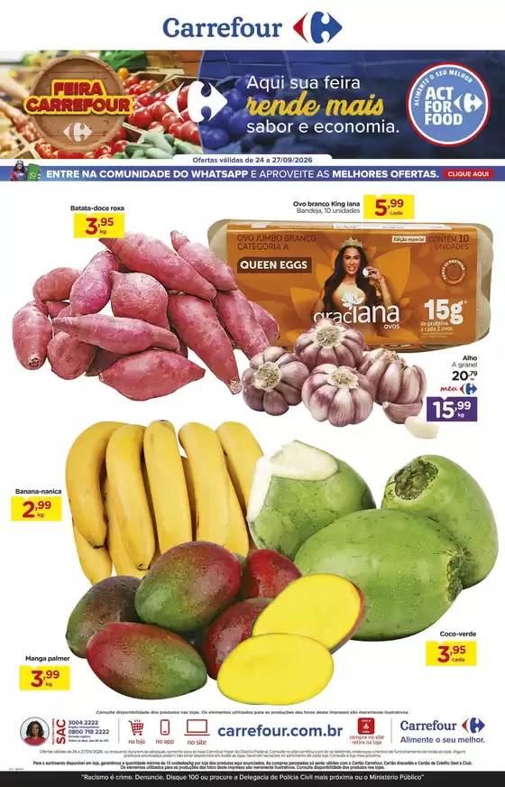 Catálogo Carrefour Bairro | Melhores ofertas e descontos | 2026-09-24T00:00:00.000Z - 2026-09-27T00:00:00.000Z