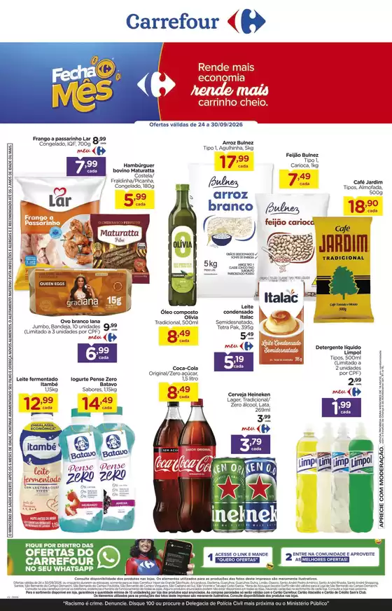 Catálogo Carrefour | Nossas melhores pechinchas | 2026-09-24T00:00:00.000Z - 2026-09-30T00:00:00.000Z