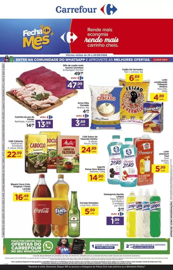 Catálogo Carrefour | Descubra ofertas atraentes | 2026-09-24T00:00:00.000Z - 2026-09-30T00:00:00.000Z