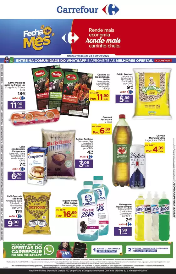 Catálogo Carrefour | Melhores ofertas para todos os clientes | 2026-09-24T00:00:00.000Z - 2026-09-30T00:00:00.000Z
