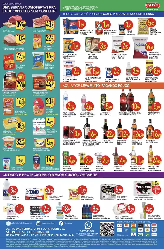 Catálogo Calvo Atacadista | Melhores ofertas para todos os caçadores de pechinchas | 2026-09-21T00:00:00.000Z - 2026-09-24T00:00:00.000Z