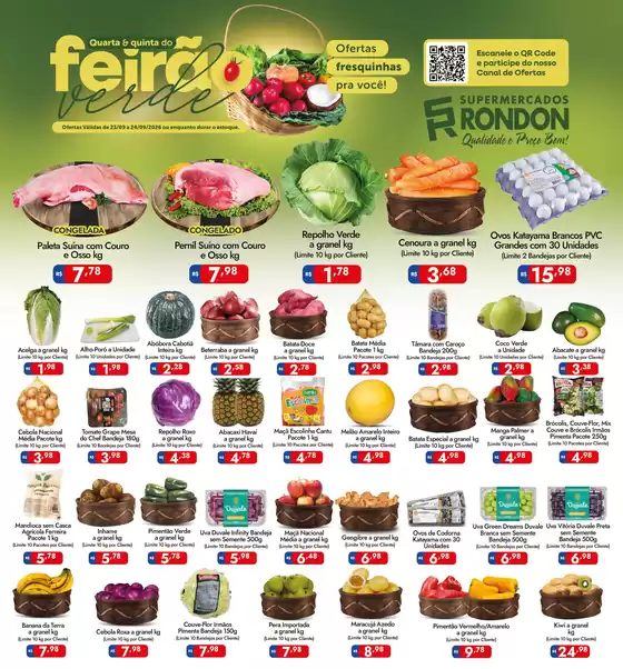 Catálogo Supermercados Rondon | Ofertas especiais atraentes para todos | 2026-09-23T00:00:00.000Z - 2026-09-24T00:00:00.000Z