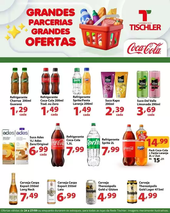 Catálogo Supermercados Tischler | Ofertas para caçadores de pechinchas | 2026-09-24T00:00:00.000Z - 2026-09-27T00:00:00.000Z