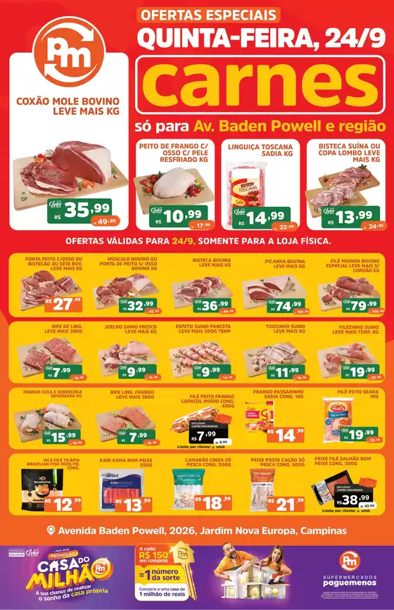 Catálogo Supermercados Pague Menos | Ofertas pague menos carnes 24 set loja 26 | 2026-09-24T00:00:00.000Z - 2026-09-24T00:00:00.000Z