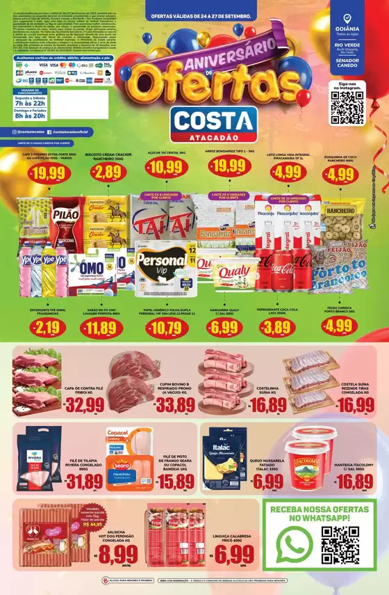 Catálogo Costa Atacadão | ANIVERSÁRIO DE OFERTAS | 2026-09-24T00:00:00.000Z - 2026-09-27T00:00:00.000Z