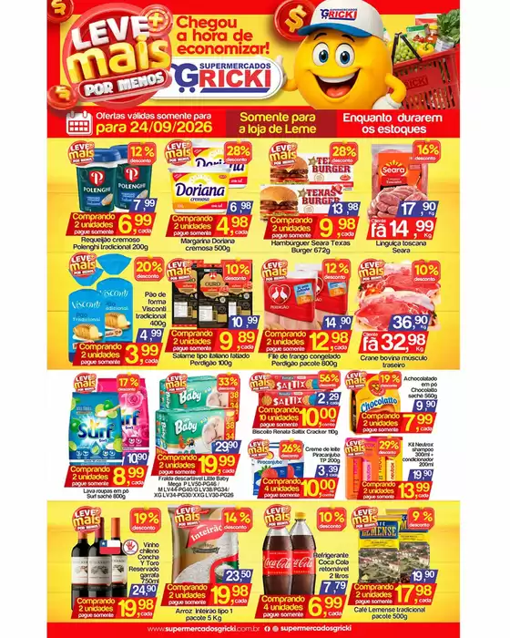 Catálogo Supermercados Gricki | Ótima oferta para caçadores de pechinchas | 2026-09-24T00:00:00.000Z - 2026-09-24T00:00:00.000Z
