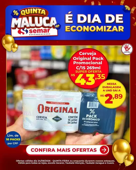 Catálogo Semar Supermercado | Ofertas exclusivas para nossos clientes | 2026-09-24T00:00:00.000Z - 2026-09-24T00:00:00.000Z