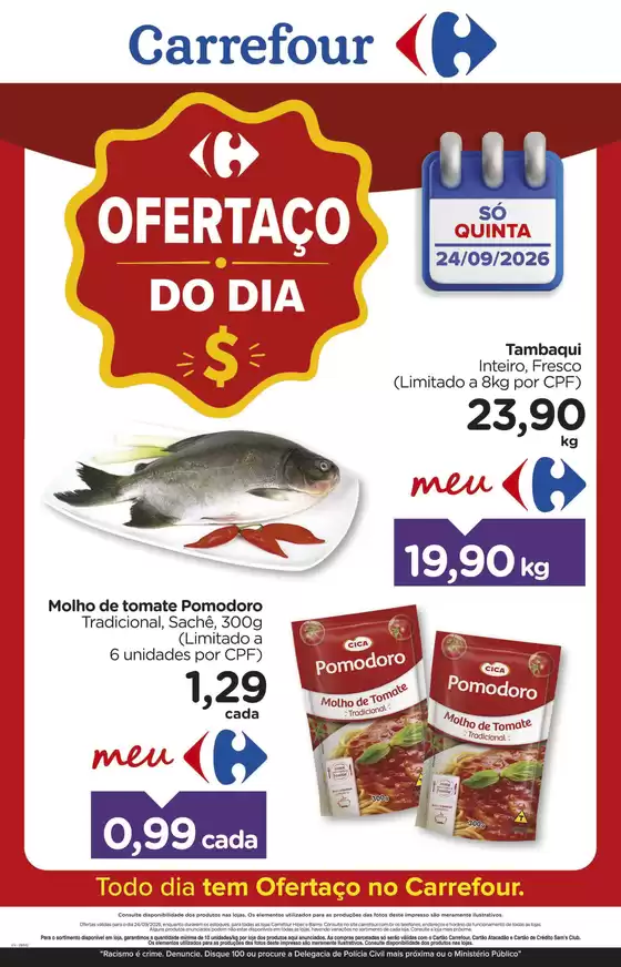 Catálogo Carrefour em Terezópolis de Goiás | Descontos e promoções | 2026-09-24T00:00:00.000Z - 2026-09-24T00:00:00.000Z
