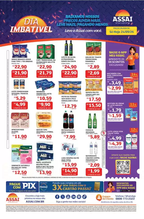 Catálogo Assaí Atacadista | Encarte Assaí Atacadista 172364-513 | 2026-09-24T00:00:00.000Z - 2026-09-24T00:00:00.000Z