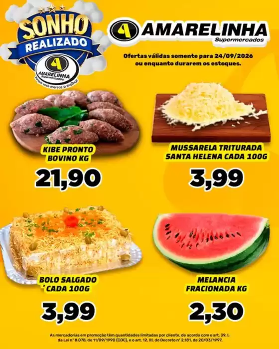 Catálogo Amarelinha Supermercados | Sonho realizado | 2026-09-24T00:00:00.000Z - 2026-09-24T00:00:00.000Z