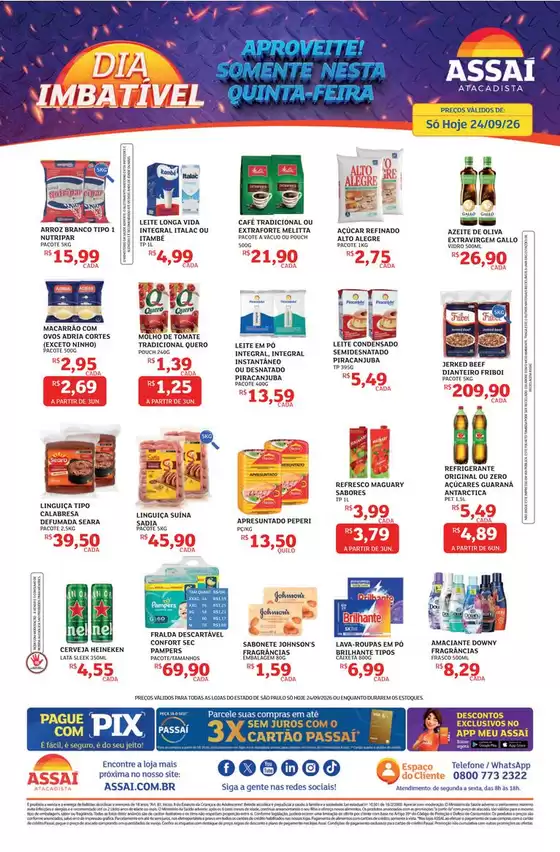 Catálogo Assaí Atacadista | Encarte Assaí Atacadista 172373-784 | 2026-09-24T00:00:00.000Z - 2026-09-24T00:00:00.000Z