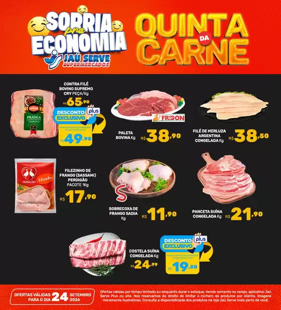 Catálogo Supermercados Jaù Serve | Quinta da Carne | 2026-09-24T00:00:00.000Z - 2026-09-24T00:00:00.000Z