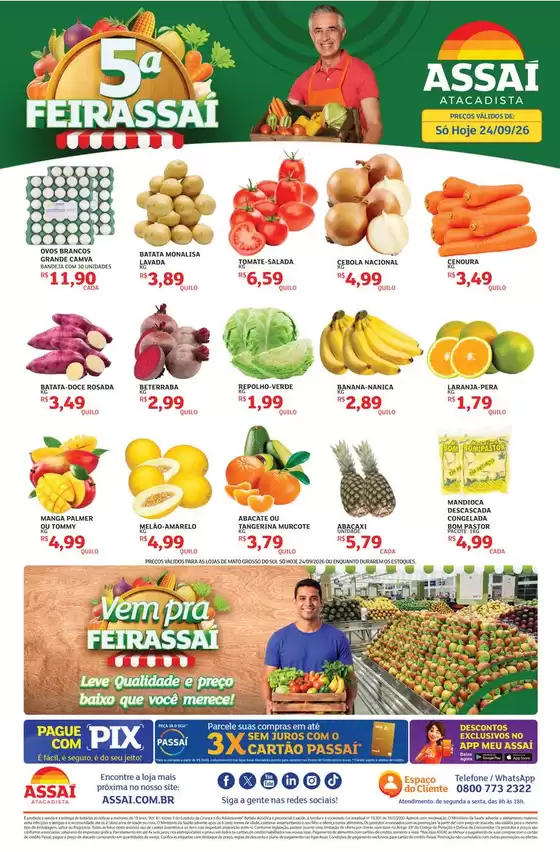 Catálogo Assaí Atacadista em Cambuci | Encarte Assaí Atacadista 172412-590 | 2026-09-24T00:00:00.000Z - 2026-09-24T00:00:00.000Z