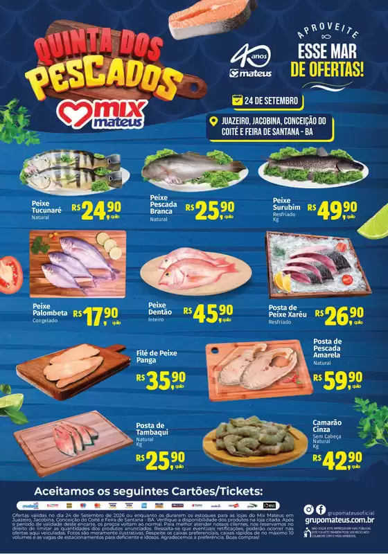 Catálogo Supermercados Mateus | Quinta dos Pescados | 2026-09-24T00:00:00.000Z - 2026-09-24T00:00:00.000Z