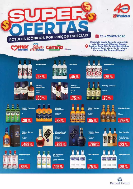 Catálogo Supermercados Mateus | Exclusivo Pernot | 2026-09-24T00:00:00.000Z - 2026-09-25T00:00:00.000Z