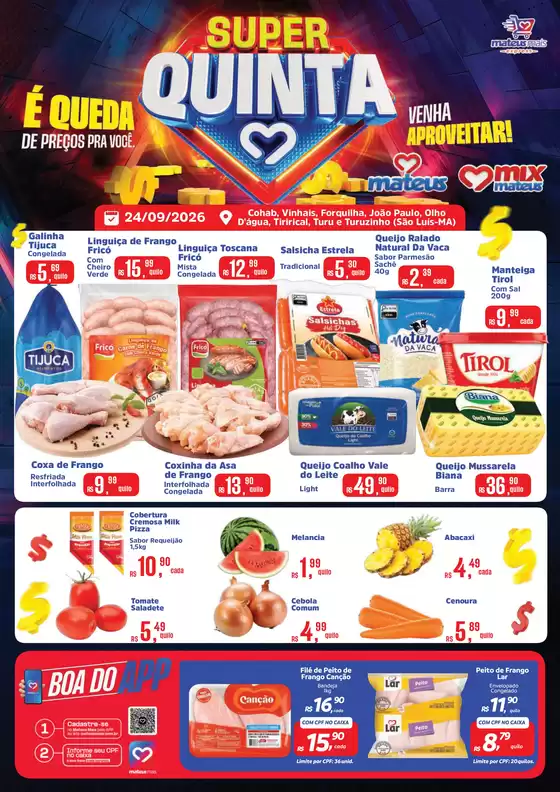 Catálogo Supermercados Mateus | Super Quinta | 2026-09-24T00:00:00.000Z - 2026-09-24T00:00:00.000Z