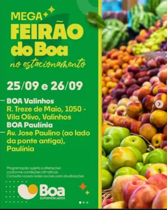 Catálogo Boa Supermercados | Ofertas | 2026-09-25T00:00:00.000Z - 2026-09-26T00:00:00.000Z