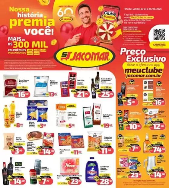 Catálogo Supermercado Jacomar | Ofertas | 2026-09-25T00:00:00.000Z - 2026-09-29T00:00:00.000Z