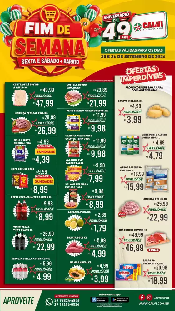 Catálogo Calvi Supermercados | Ofertas exclusivas | 2026-09-25T00:00:00.000Z - 2026-09-26T00:00:00.000Z
