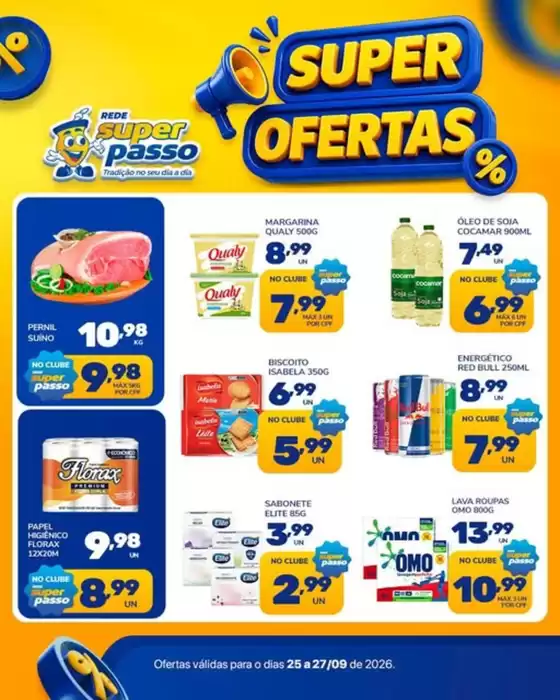 Catálogo Rede Super Passo | Ofertas | 2026-09-25T00:00:00.000Z - 2026-09-27T00:00:00.000Z
