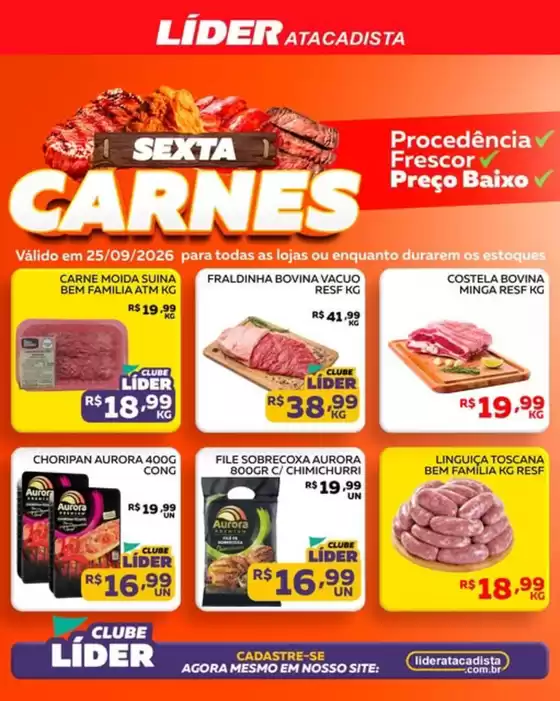 Catálogo Líder Atacadista | Sexta carnes | 2026-09-25T00:00:00.000Z - 2026-09-25T00:00:00.000Z
