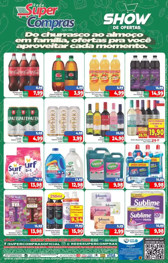 Catálogo Rede Super Compras | Ofertas | 2026-09-25T00:00:00.000Z - 2026-09-27T00:00:00.000Z