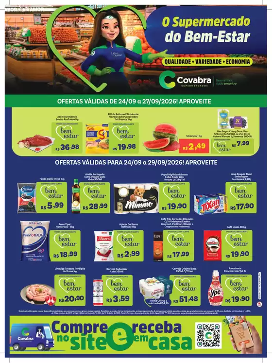 Catálogo Covabra Supermercados | Jornal de Ofertas Itupeva Pedreira Itatiba Capivari Jundiaí | 2026-09-24T00:00:00.000Z - 2026-09-29T00:00:00.000Z