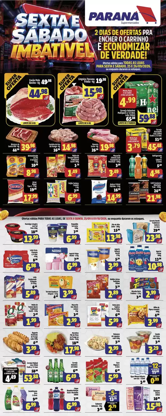 Catálogo Paraná Supermercados | Ofertas exclusivas | 2026-09-25T00:00:00.000Z - 2026-10-01T00:00:00.000Z