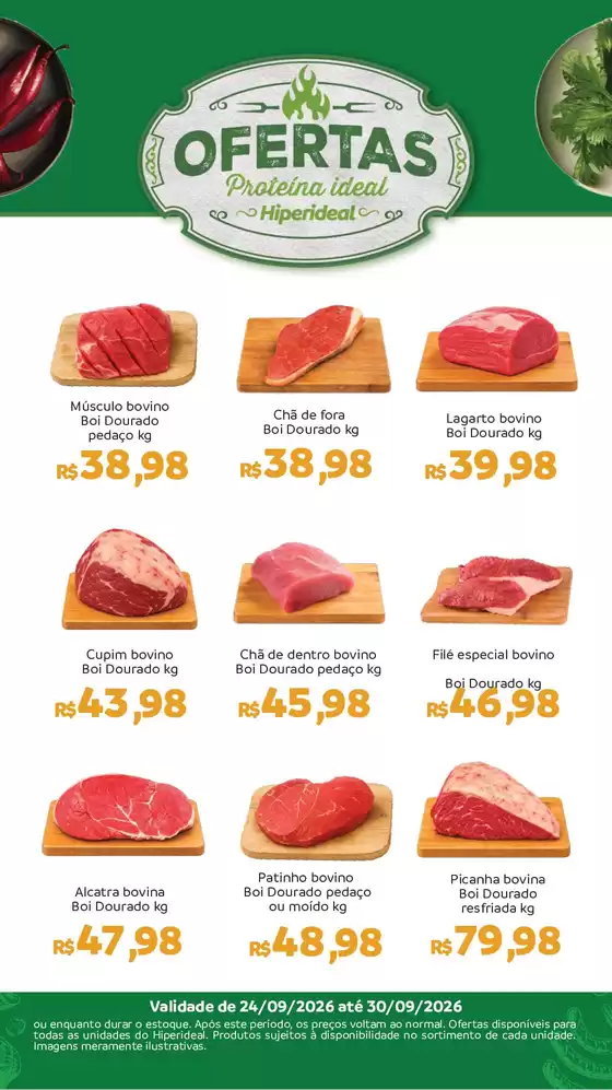 Catálogo Hiperideal Supermercados | Ofertas exclusivas e pechinchas | 2026-09-25T00:00:00.000Z - 2026-09-30T00:00:00.000Z