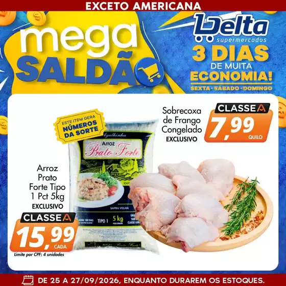 Catálogo Delta Supermercados | Ótima oferta para caçadores de pechinchas | 2026-09-25T00:00:00.000Z - 2026-09-27T00:00:00.000Z