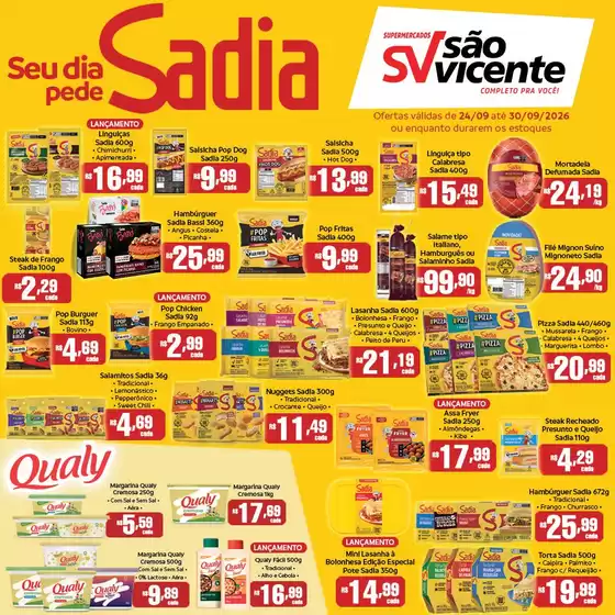 Catálogo Supermercados São Vicente | Ofertas para caçadores de pechinchas | 2026-09-24T00:00:00.000Z - 2026-09-30T00:00:00.000Z