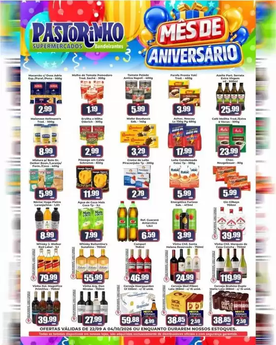 Catálogo Supermercado Pastorinho | Novas ofertas para descobrir | 2026-09-22T00:00:00.000Z - 2026-10-04T00:00:00.000Z