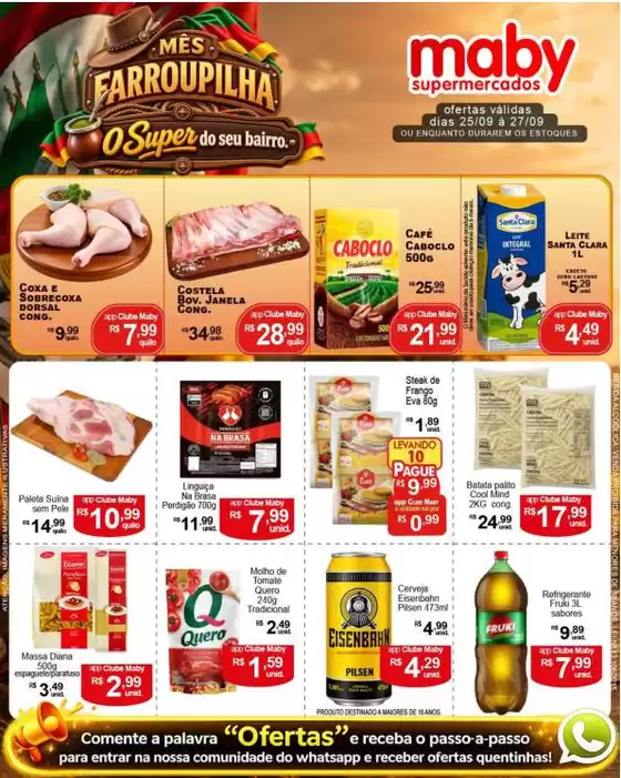 Catálogo Maby Supermercados | Ótima oferta para todos os clientes | 2026-09-25T00:00:00.000Z - 2026-09-27T00:00:00.000Z