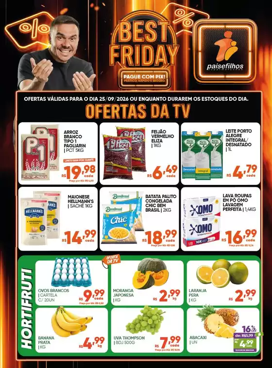 Catálogo Pais e Filhos Supermercados | Encarte Pais e Filhos Supermercados | 2026-09-25T00:00:00.000Z - 2026-09-25T00:00:00.000Z