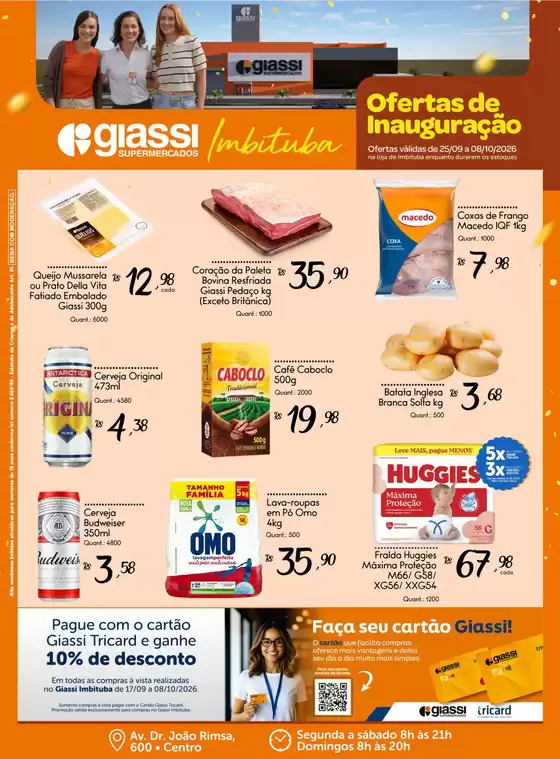 Catálogo Giassi Supermercados | Melhores ofertas para todos os clientes | 2026-09-25T00:00:00.000Z - 2026-10-08T00:00:00.000Z