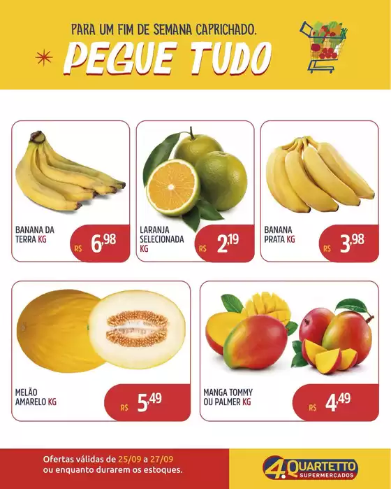 Catálogo Quartetto Supermercados | Encarte Quartetto Supermercados | 2026-09-25T00:00:00.000Z - 2026-09-27T00:00:00.000Z