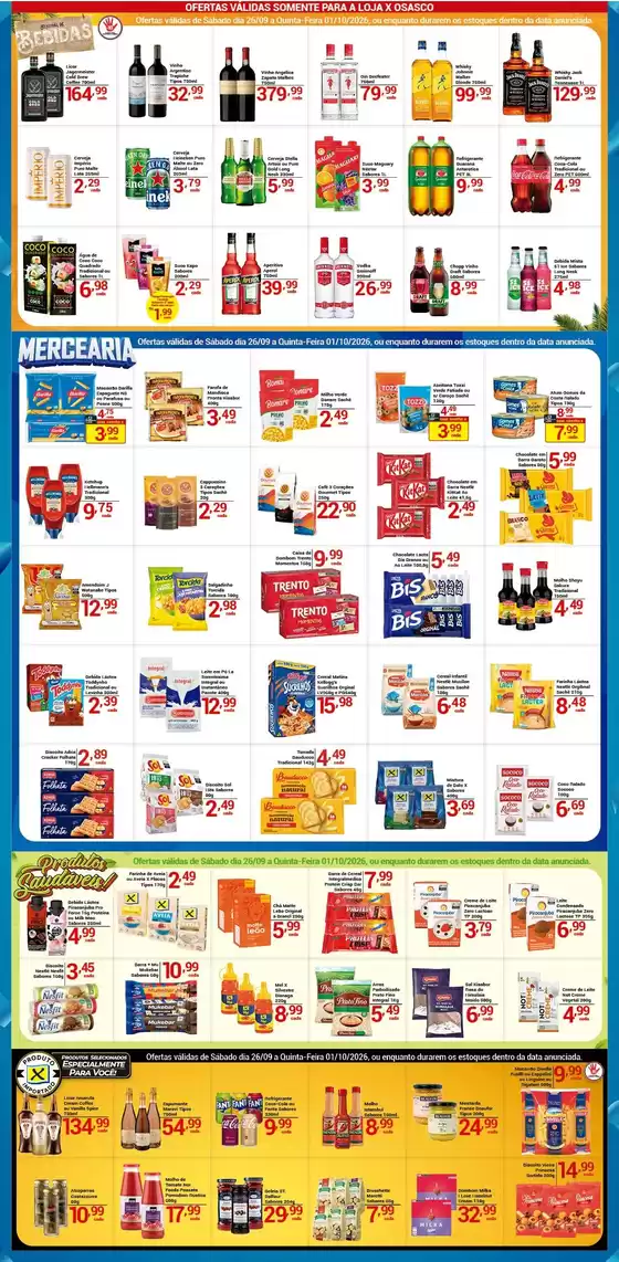 Catálogo X Supermercados | Novas ofertas para descobrir | 2026-09-26T00:00:00.000Z - 2026-10-01T00:00:00.000Z